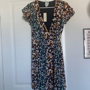 Multicolored Wrap Dress
